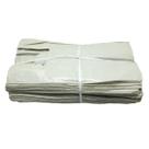 5KG Sacolas Plásticas Reciclada Reforçada Branca 60x75