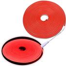 5m Mangueira Fita Led 12v Neon Corte2,5cm Alto Brilho+ Fonte VERMELHO