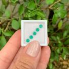 5ø Esmeralda Brilhante ø3,75mm 0,98ct