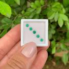 5ø Esmeralda Brilhante ø3mm 0,57ct