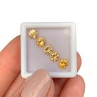 5ø Topázio Imperial Amarelo Brilhante ø5mm 2,61ct