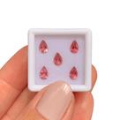 5ø Turmalina Vermelha Gota 1,72ct