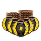 5pc Disco Flap Manta Abrasiva 115mmx22,23mm Marrom Grosso