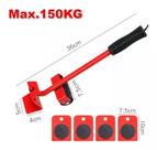 5pcs Elevador Móveis Pesados Roller Movimento Conjunto 5pcs Elevador Móveis Pesados Roller Movimento Conjunto