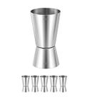 5un Dosador Bebidas Medidor Coquetel drinks Inox 50/25ml