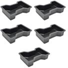 5un Forma Plastica p Fabricar Bloquete Ossinho Bloco Concreto Tijolo 25x15x6 Piso Concreto Jardim Obra