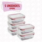 5Un Pote Hermetico Canelado 1040ml Ideal P/ Marmita Lancheira 5Un Pote Hermetico Canelado 1040ml Ideal P/ Marmita Lancheira