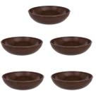 5un Saladeira redonda 2,4lt tigela bowl 25cm Marrom Escuro 5un Saladeira redonda 2,4lt tigela bowl 25cm Marrom Escuro