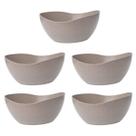 5un Tigela saladeira bowl oval 1,9lt cinza petra 5un Tigela saladeira bowl oval 1,9lt cinza petra