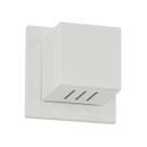 5x Arandela Box Cubo Pequena 6 Fachos BRANCA Parede Muro St1317