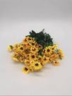 5x Buque De Girassol Artificial Com 105 Florzinhas