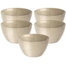 5X Cachepô Elegance Cuia 01 (4L) Travertino NUTRIPLAN