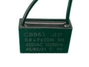 5x Capacitor Partida 0,8uf/450v Fio 36x12x23mm Cbb61 5x Capacitor Partida 0,8uf/450v Fio 36x12x23mm Cbb61