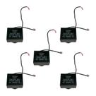 5x Capacitor Partida 15uf - 250v P/ Motor Portão - Quadrado