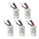 5x Capacitor Partida 1uf+2uf - 250v P/ Motor Ventilador