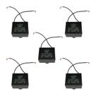 5x Capacitor Partida 22uf - 250v P/ Motor Portão - Quadrado