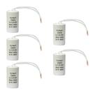 5X Capacitor Partida 5uf - 250v P/ Motor Portão / Ventilador