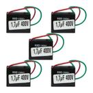 5x Capacitor Partida P/ Ventilador 1.7uf - 440v