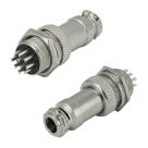 5x Conjunto Plug Conector Mike Kit Macho e Fêmea 10 Pinos