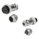 5x Conjunto Plug Conector Mike Kit Macho E Fêmea 7 Pinos