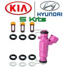 5x Kits Reparo Bico Injetor Kia Picanto Hyundai Hb20 3 Cil.