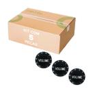 5x Knob P/ Guitarra Baixo Volume Redondo - Kn-137a Preto