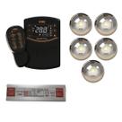 5x led rgbw 15w tholz + fonte 120w + smartpool