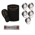 5x led slim rgbw 15w tholz + fonte 120w + basic smartpool