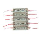 5x Mód. Com 3 Leds Alto Brilho 12v Ip65 3528 - 39x12x4 - Azul