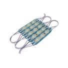 5x Módulo Com 3 Leds Alto Brilho 12v Ip65 3528 66x12x7 Azul