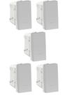5x Modulo Interruptor Simples Aluminio Orion S70110174