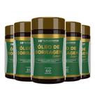 5x OLEO DE BORRAGEM GREEN HF SUPLEMENTOS 60 CAPS