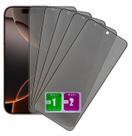 5x Pelicula Privacidade Curva 3d 5d 9d Para Iphone 16 Pro