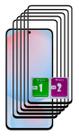 5x Pelicula Vidro 3d Proteção Temperado Para Galaxy S24 Fe