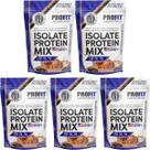 5x Suplemento Isolate Protein Mix Profit 900g Cappuccino