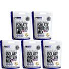 5x Suplemento Profit Isolate Protein Mix Baunilha 1,8kg