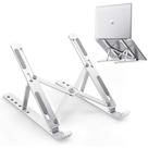 5x Suportes Aluminio De Notebook Articulado Dobrável Ergonomico Prateado atacado
