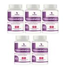 5x Trimagnésio taurato,malato e bisglicinato 60 Capsulas de 500mg Tuttiflora