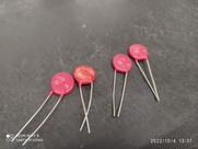 5x Varistor V27za4p V27za4 = 27z4 = S14k17v 14mm 17v Ge