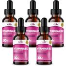 5x Vitamina B12 em Gotas Sabor Frutas Vermelhas 30ml Celliv