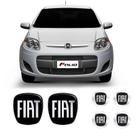 6 Adesivos Emblemas Fiat Preto Novo Palio 2012/2017 6 Adesivos Emblemas Fiat Preto Novo Palio 2012/2017