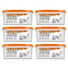 6 Antimofo Secar Original Natural 80g Armários Sapateira Gavetas Cômodas Multiuso Closet Desumidificador Absorve Umidade Evita Mau Cheiro
