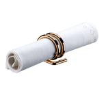 6 Argolas Para Guardanapo de Mesa Future Cromado Rosé Gold 6 Argolas Para Guardanapo de Mesa Future Cromado Rosé Gold