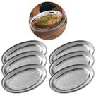 6 Bandejas Inox 29x18cm Resistente Premium Para Servir 6 Bandejas Inox 29x18cm Resistente Premium Para Servir