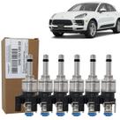 6 bicos injetores porsche macan 2015 em diante 94611012832