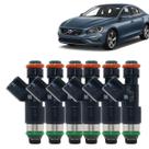 6 bicos injetores xc60 s60 s80 v60 v70 2008 a 2016 7g9nac