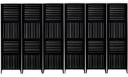 6 Biombo Pintado Reto Com Pés Folha Painel Mdf Divisor Divisória Separador De Ambiente Branco Ou Preto Vários Modelos