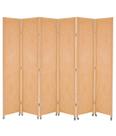 6 Biombo Slim Sanfonado Com Rodinhas E Dobradiças Folha Painel Mdf Cru Divisor Divisória Separador De Ambiente Vários Modelos