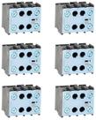 6 Bloco de Contato Auxiliar Frontal 1NA+1NF BFC025-11 Weg