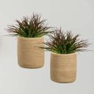 6 buquês folhagem Artificial 39cm planta artificial complemento para buques e arranjos de flores - DE27065